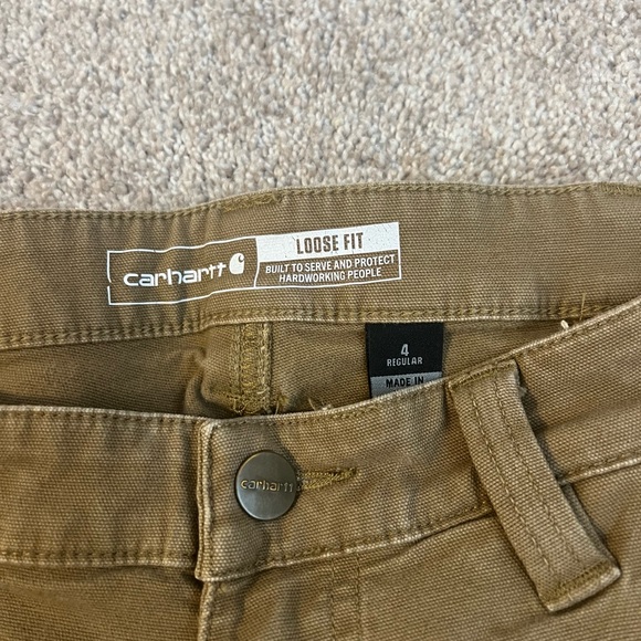 Carhartt Women's Rugged Flex Loose Fit Canvas Pant - Picture 2 of 3